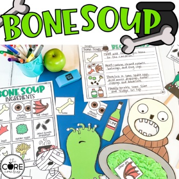 Preview of Bone Soup Read Aloud - Halloween Activities - Reading Comprehension
