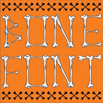 Preview of Bone-Themed Font