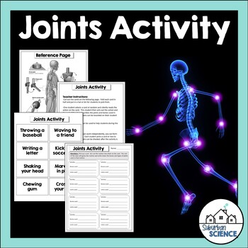 Preview of Bones, Joints Activity - Skeletal System Worksheet