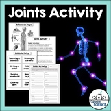 Bones, Joints Activity - Skeletal System Worksheet
