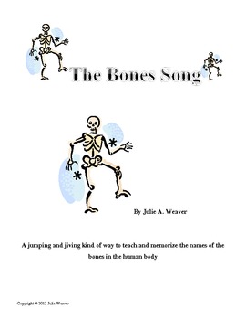 Preview of Bones Song and Dance- Learning the Bones of the Skeletal System