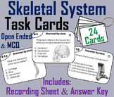 Bones/ Skeletal System Task Cards (Human Body Systems Acti