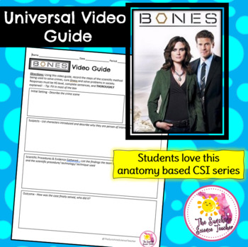 Preview of Bones Universal Video Guide