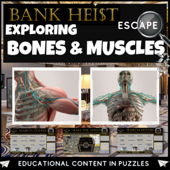 Preview of Bones and Muscles Escape Room