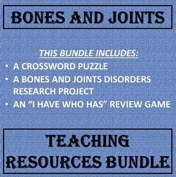 Preview of Bones and Joints Teaching Resources Bundle (Anatomy and Physiology)