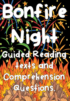 Preview of Bonfire Night Guided reading comprehension texts - Guy Fawkes