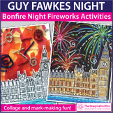 Bonfire Night, Guy Fawkes Firework Art Activity