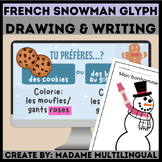 Bonhomme de neige | Snowman Glyph & Presentational Writing