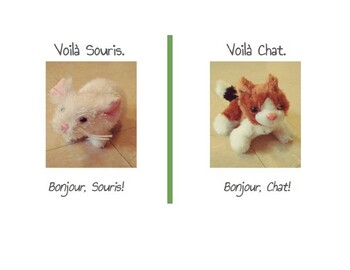 Bonjour A Fun Little Greetings Book Starring Chat Et Souris Tpt