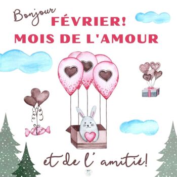 Bonjour Fevrier Affiche Gratuite By Mot Pour Mot Tpt