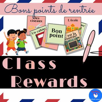 Preview of Bons points de rentrée. Student reward tickets