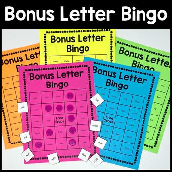 Bonus Letter Bingo by Learning Support Lady | TPT