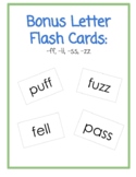 Bonus Letter FLOSS Word Flashcards