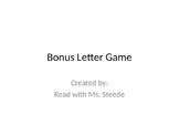 Bonus Letter Game