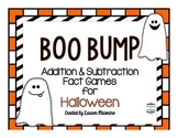 Boo Bump- Halloween Addition and Subtraction Fact Games