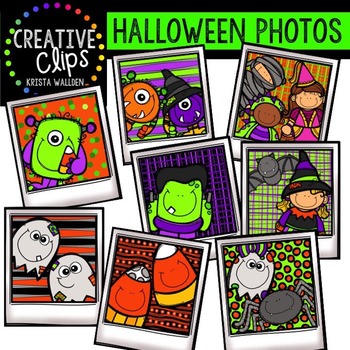 Preview of Halloween Clipart Photos {Creative Clips Clipart}