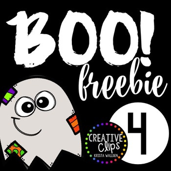 Preview of Boo Freebie #4 {Creative Clips Digital Clipart}