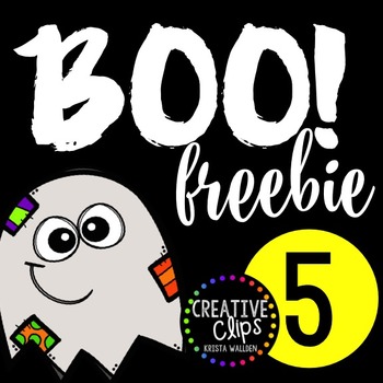 Preview of Boo Freebie #5 {Creative Clips Digital Clipart}