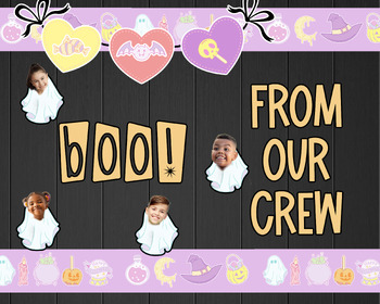 Preview of Boo! Halloween Bulletin Board Decor