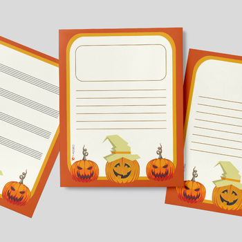 Preview of Boo-tiful Halloween Themed Writing Sheets | Elementary School  FREEBIE