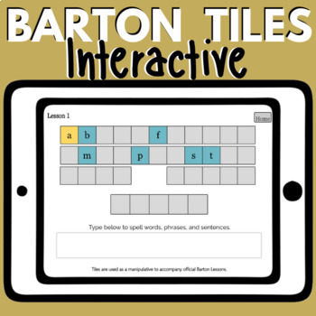 Preview of Book 2 - BARTON Digital BOOM Deck - All Tiles for Barton Reading Procedures