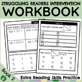 Book 2 Reading Worksheets: Struggling Readers Intervention