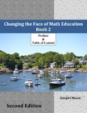 Changing the Face of Math Education Book 2 Preface & Table