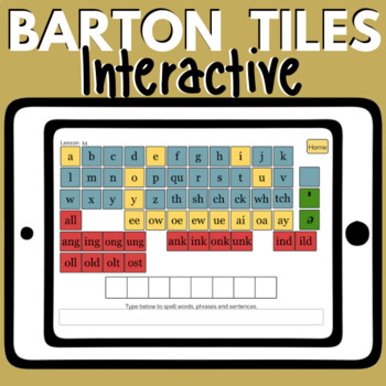 Preview of Book 4 - BARTON Digital BOOM Deck - All Tiles for Barton Reading Procedures