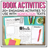 Book Activities | Reading Response Worksheets | Print & Di