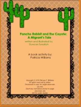 Preview of Book Activities for "Pancho Rabbit and the Coyote: a Migrant's Tale"