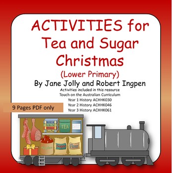Preview of Book Activity for Tea and Sugar Christmas (Lower Primary)