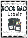 Book Bag Labels: Really Good Stuff Brand {Numbered 1-30 Bl