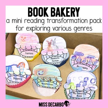 Preview of Book Bakery Day: Reading Mini Pack