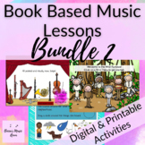 Book Based Music Lesson GROWING BUNDLE 2 for Elementary Music