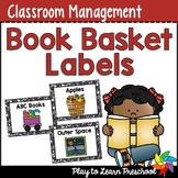 Book Basket Labels