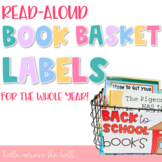 Book Basket Labels | Read-Aloud Labels | Read-Aloud Organization