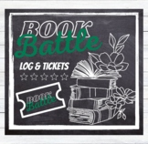 Book Battle Reading Log and Tickets
