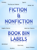 Book Bin Labels