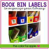 Book Bin Labels For A Classroom Library