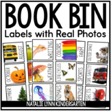 Real Photo Book Bin Labels Classroom Library Labels Book Stickers Real Pictures