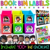 Book Bin Labels | Editable Name Tags | Classroom Jobs