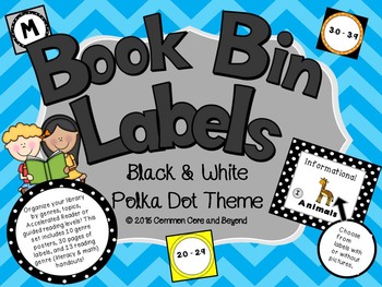 Preview of Classroom Library Book Bin Labels and More