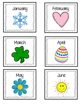 Book Bin Labels- Holidays/Seasons/Months by First Grade Sunshine