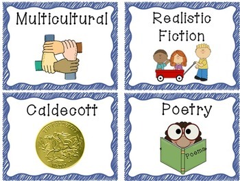 Classroom Library Labels for Grades 3-5 by Third Grade Doodles | TpT