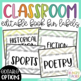 Book Bin Labels for Your Classroom Library