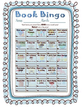 Preview of Book Bingo