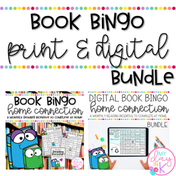 Preview of Book Bingo Boards Reading Incentive | Print & Digital