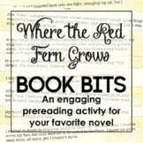 "Book Bits": a Fun Pre-reading Activity for Where the Red 