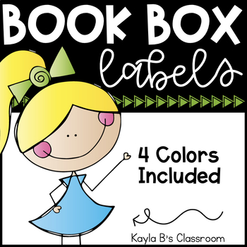 Book Box Labels by ABCs with Mrs B | Teachers Pay Teachers