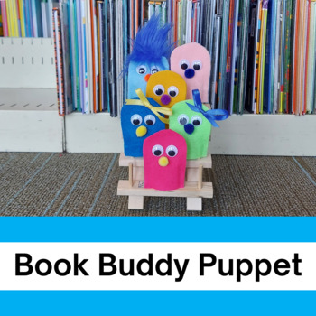 Preview of Book Buddy Fingerpuppet Pattern & Reading Logs